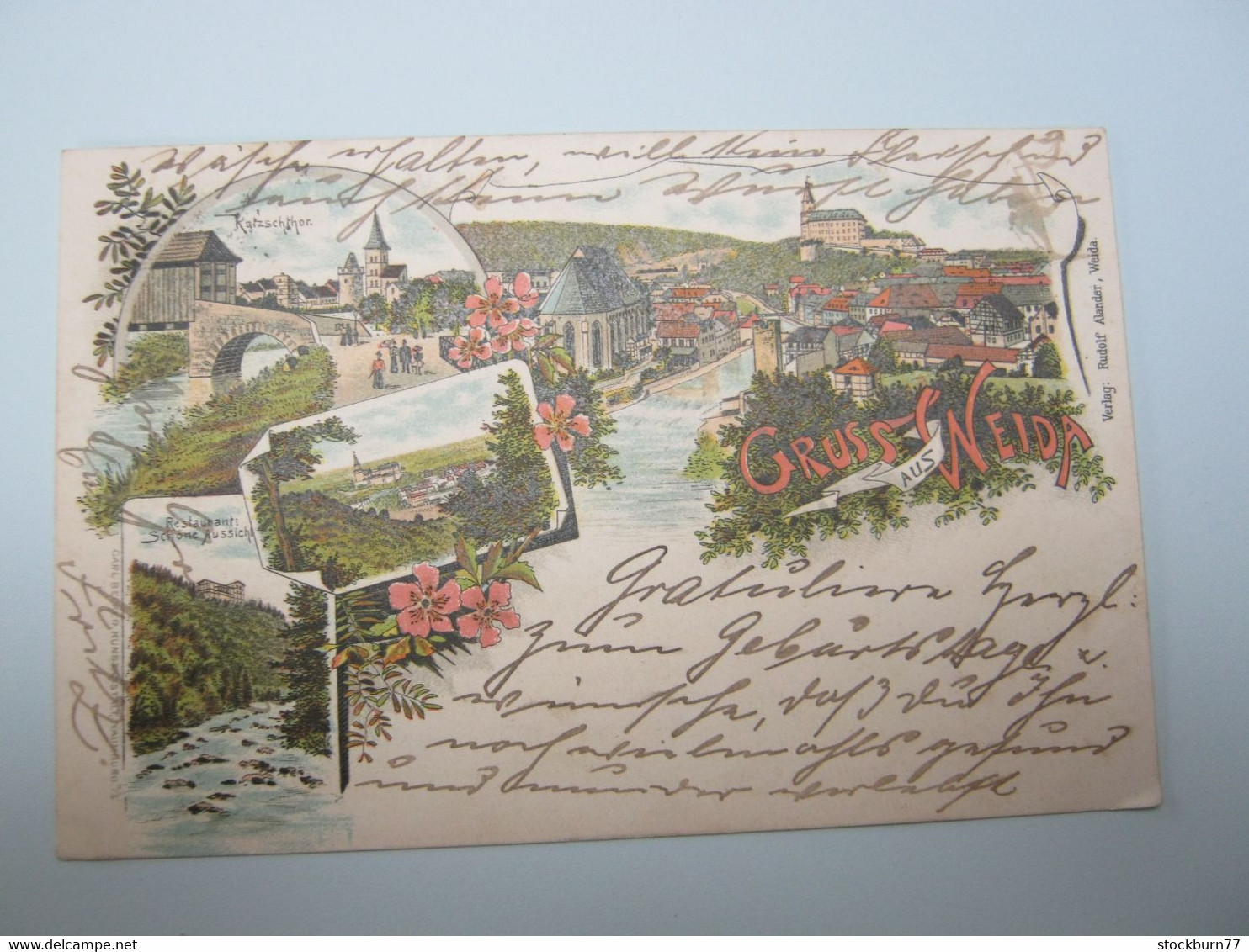 WEIDA ,  Schöne Karte  Um 1904 - Weida