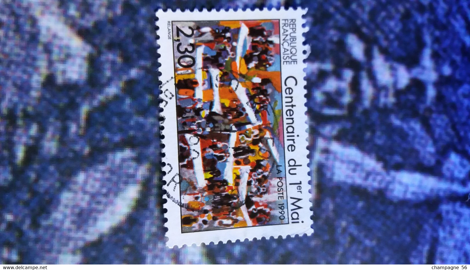 1990 N° 2644 OBLITERE COULEUR A GAUCHE SCANNE 3¨PAS A  VENDRE - Usados