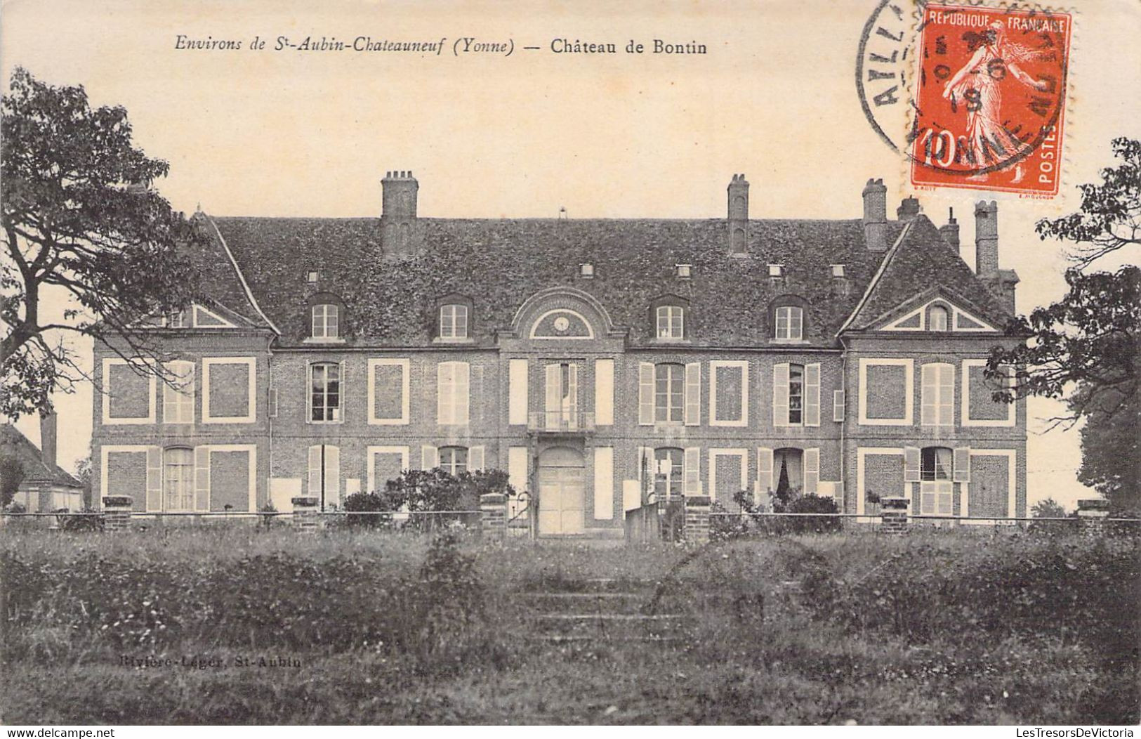 CP FRANCE - 89 - Environ De St Aubin Chateauneuf - Château De Bontin - Autres & Non Classés
