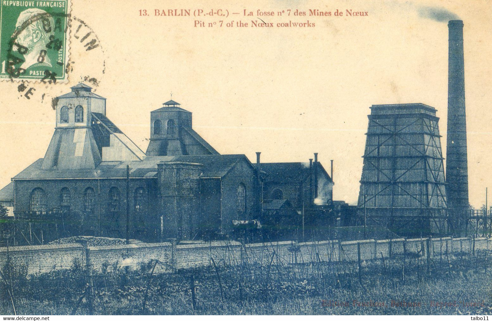 62 - Barlin - La Fosse N°7 Des Mines De Noeux - Coalworks - Barlin