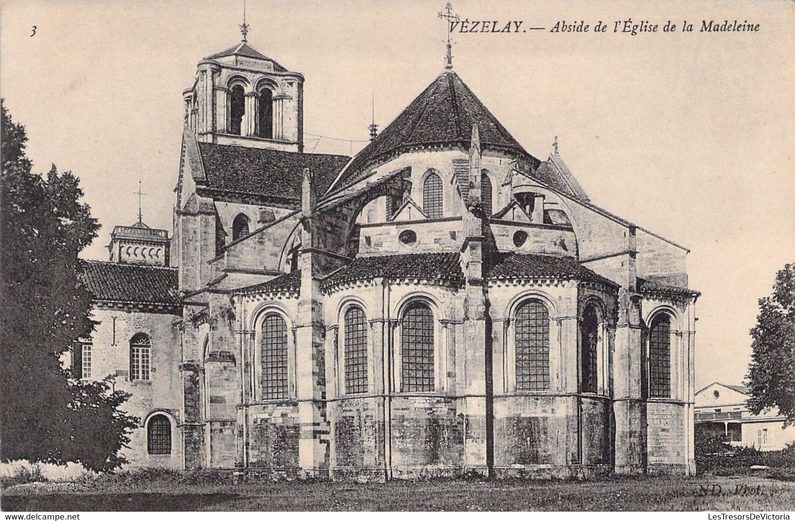 CP FRANCE - 89 - VEZELAY - Abside De L'église De La Madeleine - Vezelay