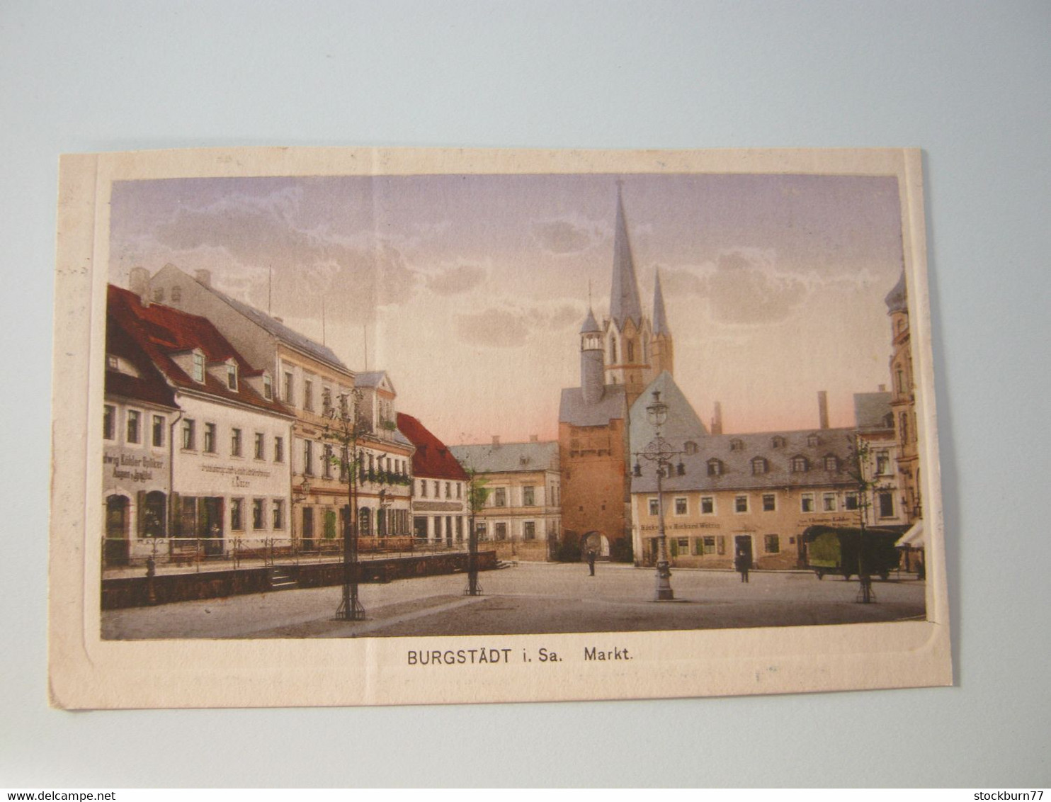 BURGSTÄDT    ,  Schöne Karte  Um 1921 , Oben Beschnitten - Burgstädt