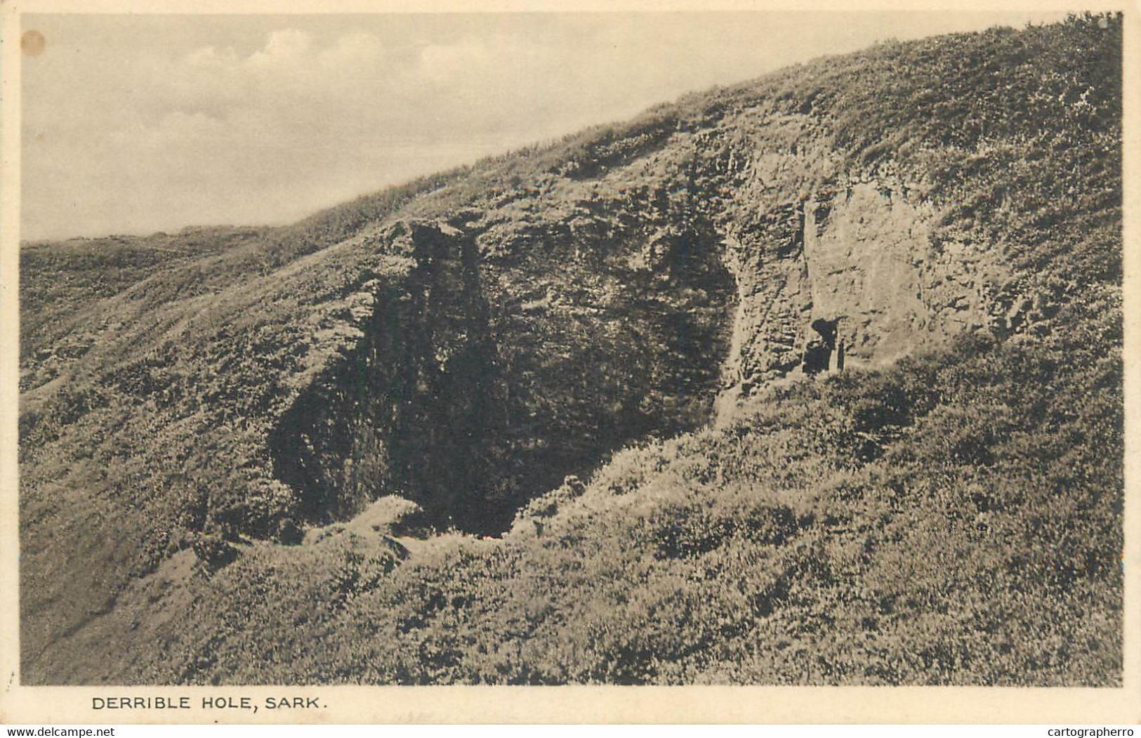 UK Postcard Sark Island Derrible Hole - Sark