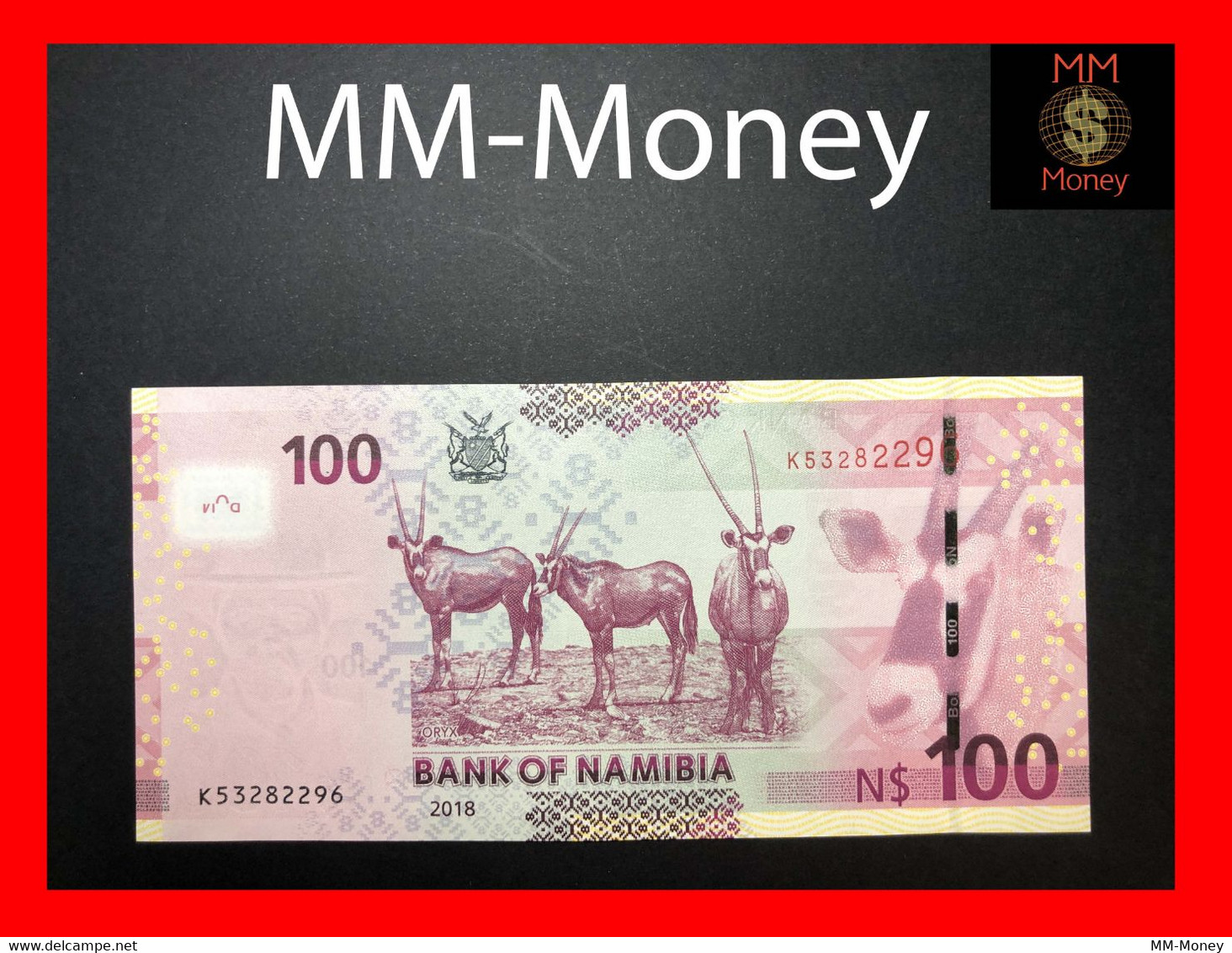 NAMIBIA 100 $   2018  P. 14     UNC - Namibia