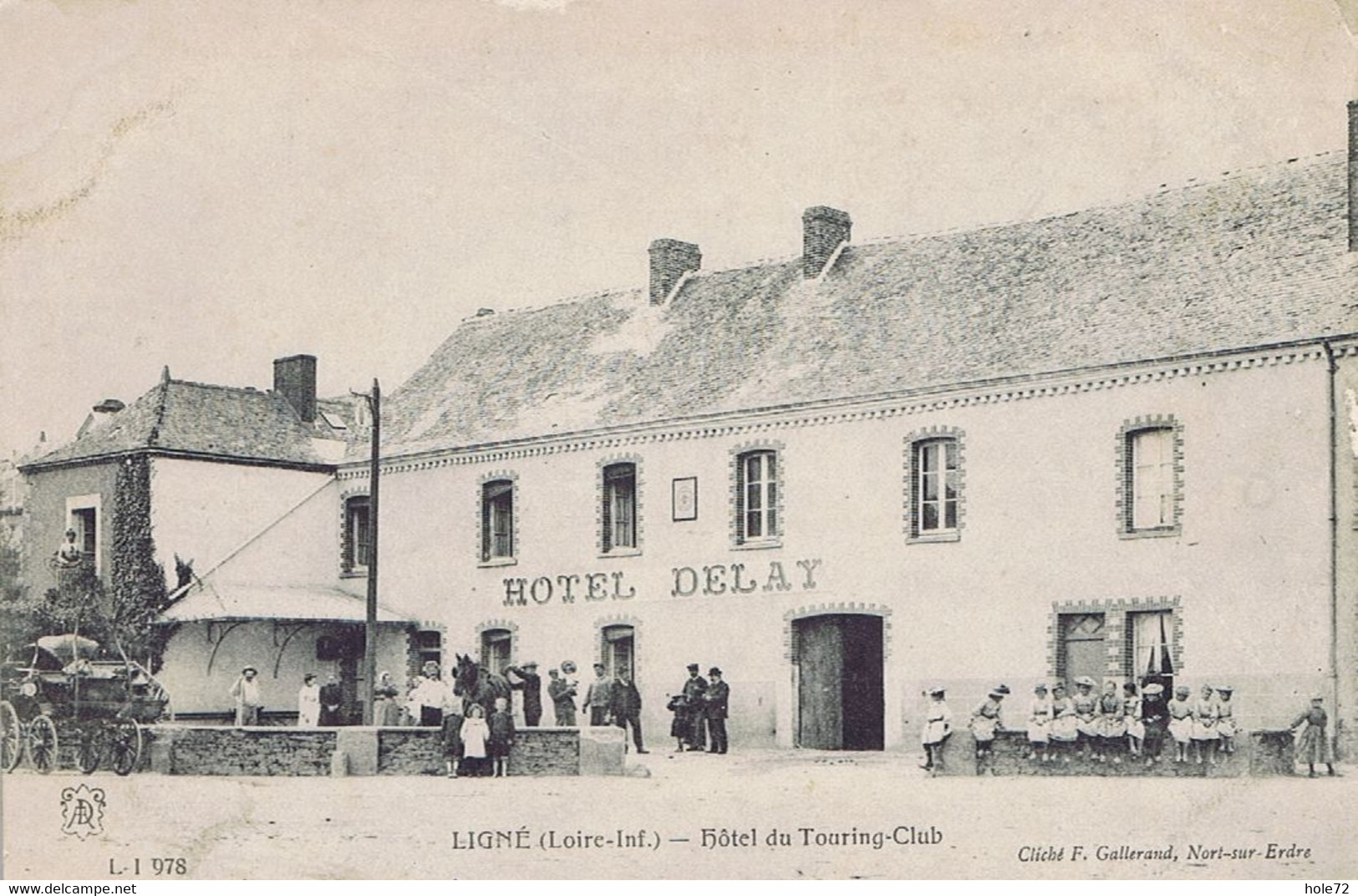 44 - Ligné (Loire-Atlantique) - Hôtel Du Touring-Club - Hôtel Delat - Ligné