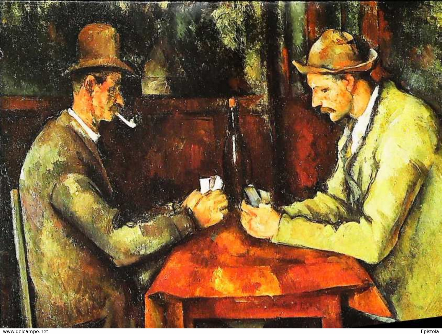 ►   Paul Cézanne  Les Joueurs De Cartes  Card Players  Pipe - Playing Cards