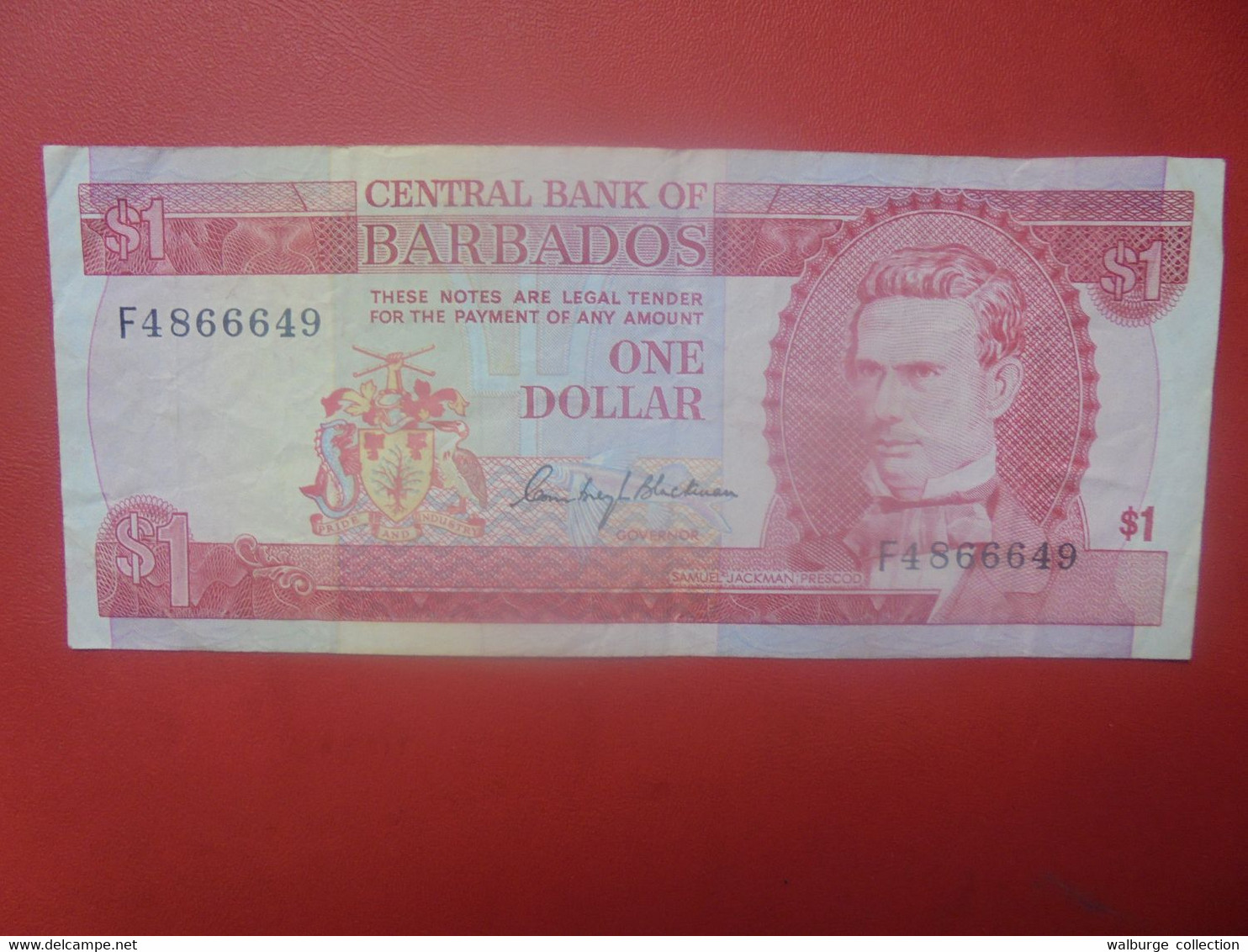 BARBADOS 1$ 1973 Circuler (L.13) - Barbados (Barbuda)