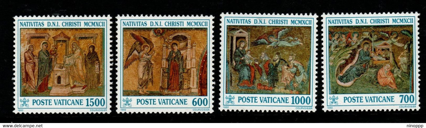 Vatican City S 953-56  1992 Christmas  ,mint Never Hinged - Oblitérés