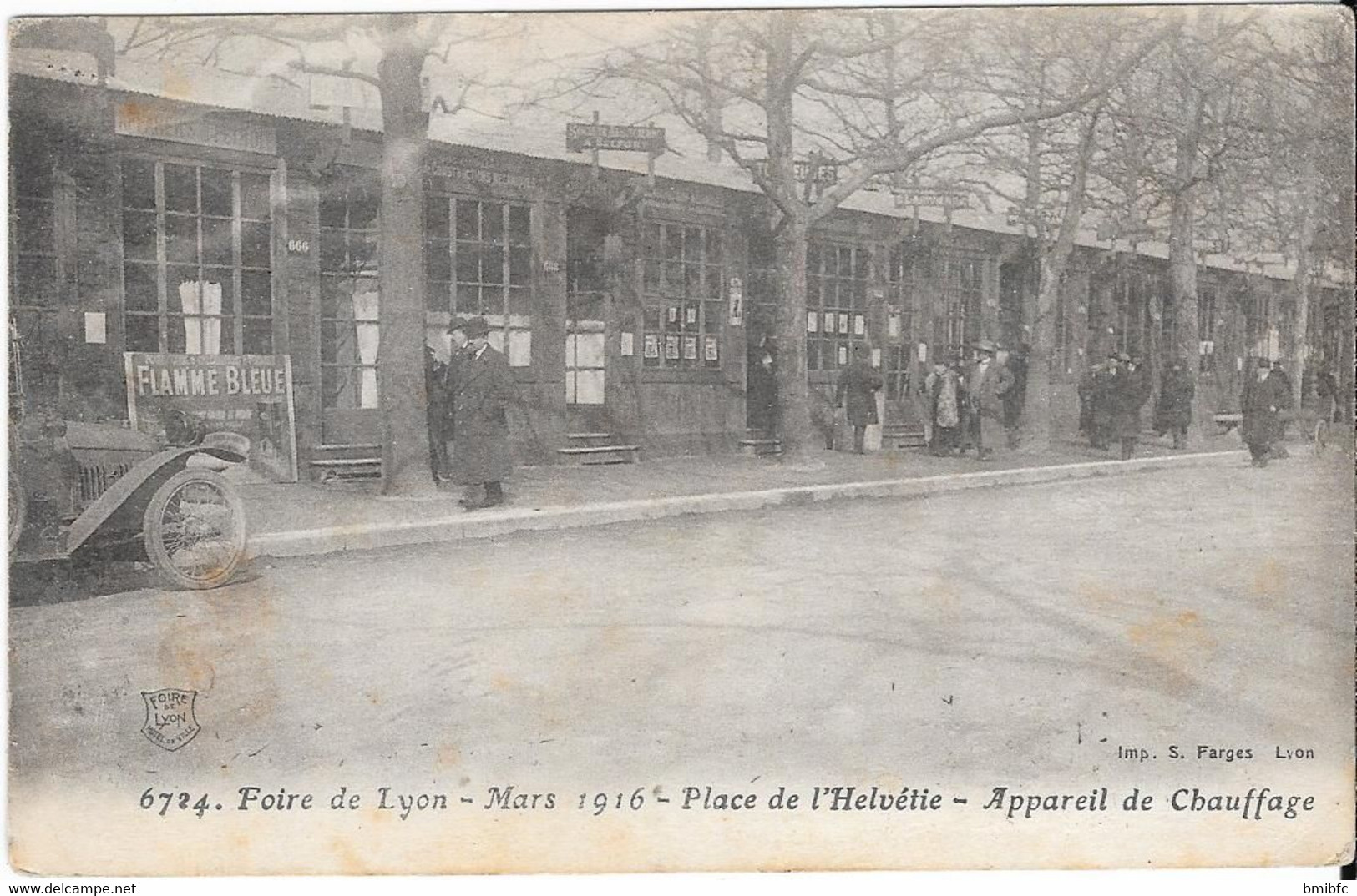 Foire De Lyon - Mars 1916 -  Place De L' Helvétie - Appareil De Chauffage - Foires