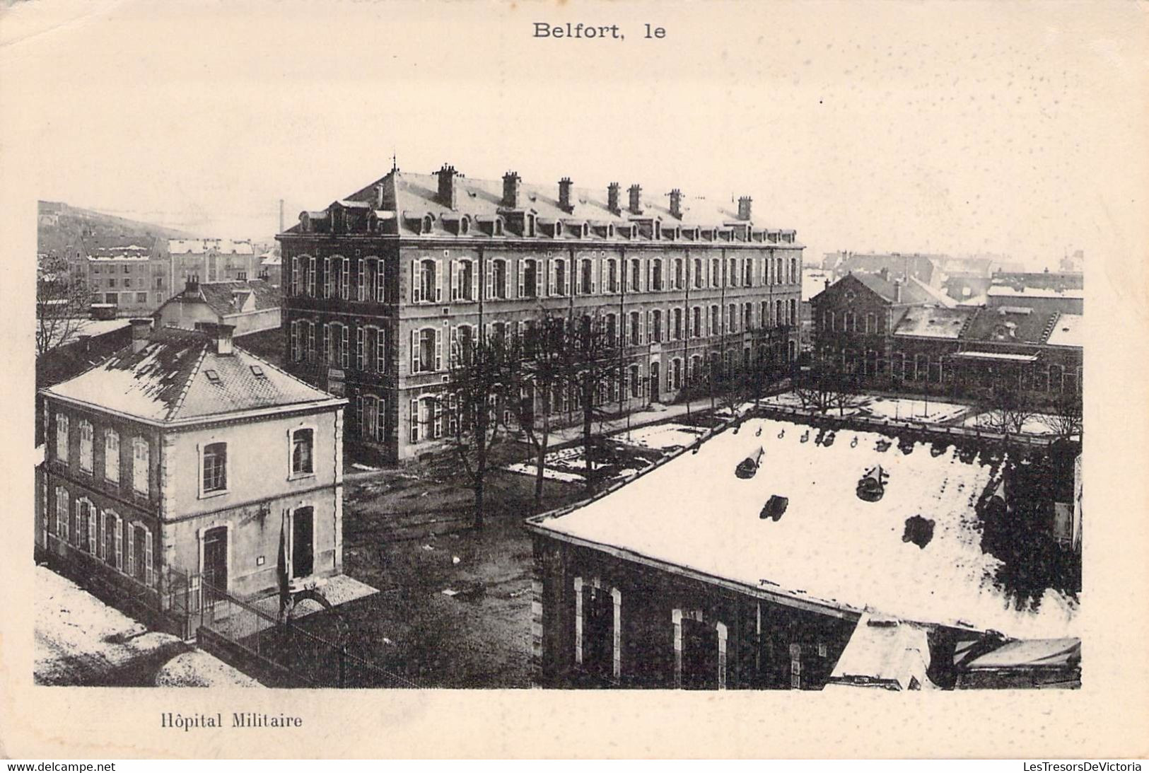 CPA Militariat - 90 - BELFORT - HOPITAL MILITAIRE - Kazerne