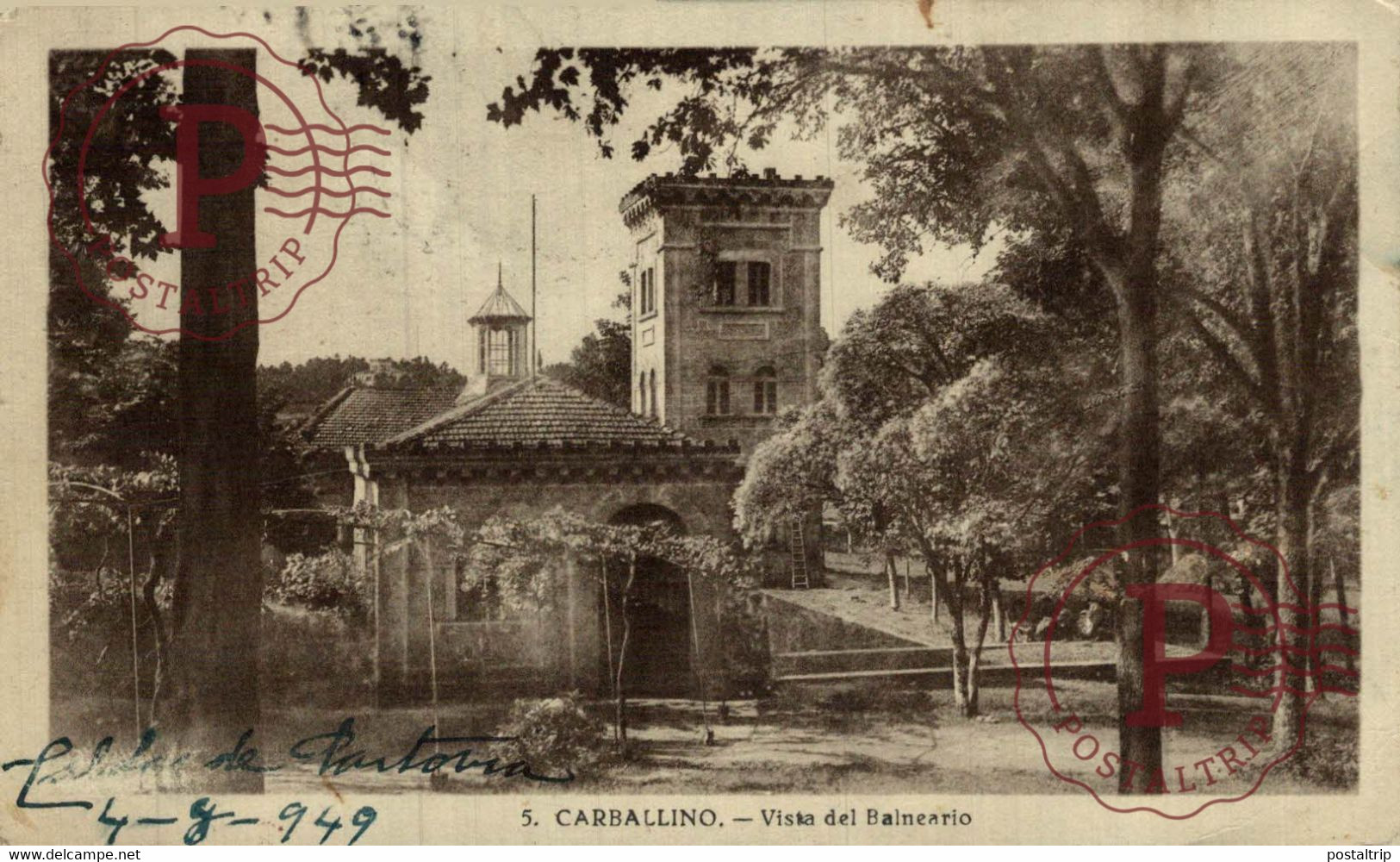 GALICIA. CARBALLINO (ORENSE).- VISTA DEL BALNEARIO - Orense