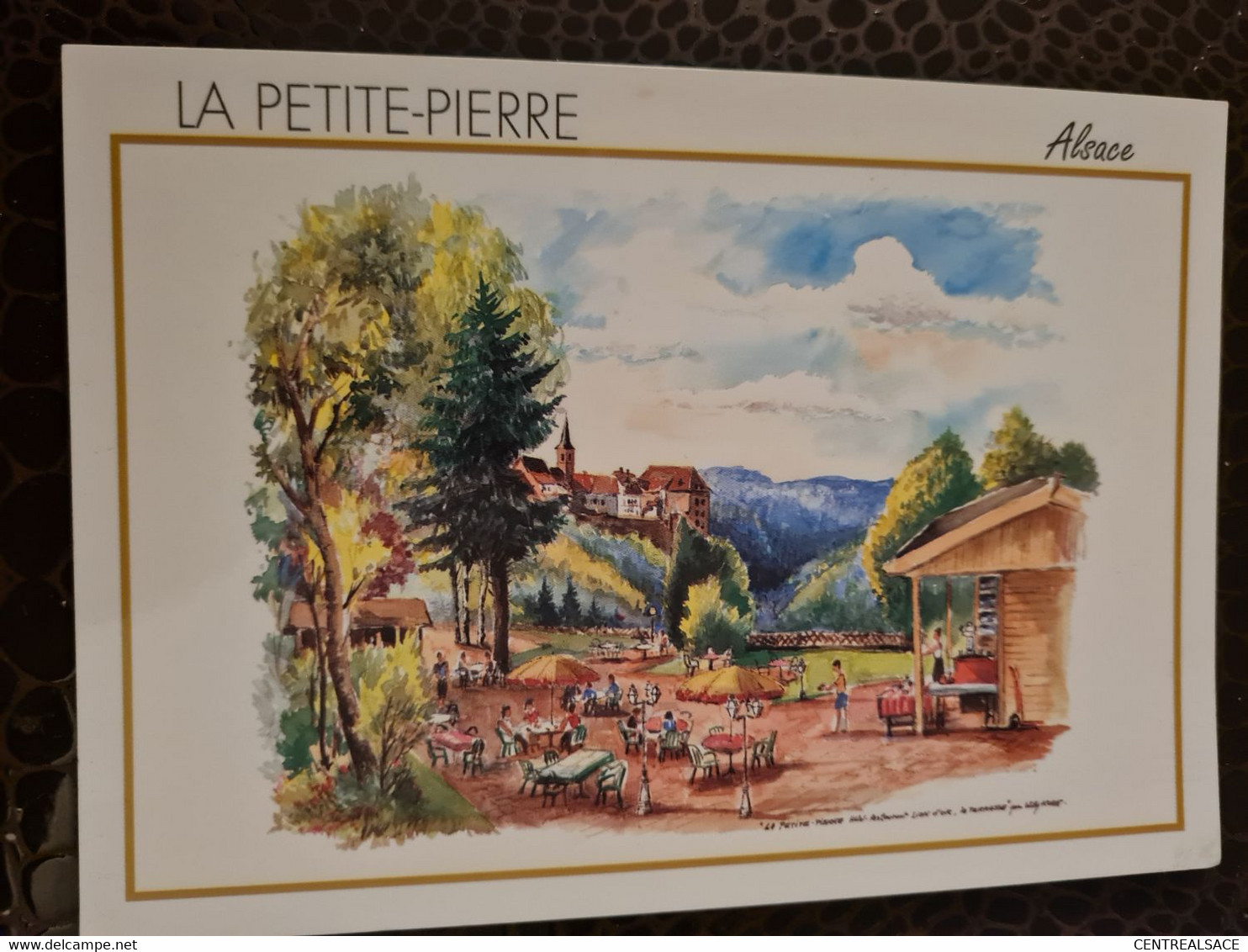 Carte LA PETITE PIERRE Hotel Restaurant LION D'OR - La Petite Pierre