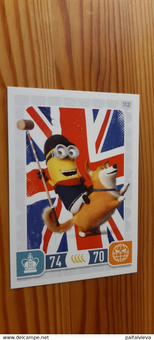 Minions Trading Card, Topps 112 - United Kingdom Flag - Other & Unclassified