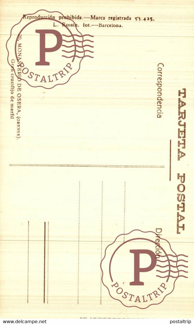 GALICIA. Libro con 20 postales del Monasterio de OSERA (Orense) (Ed.Roisin n.1)