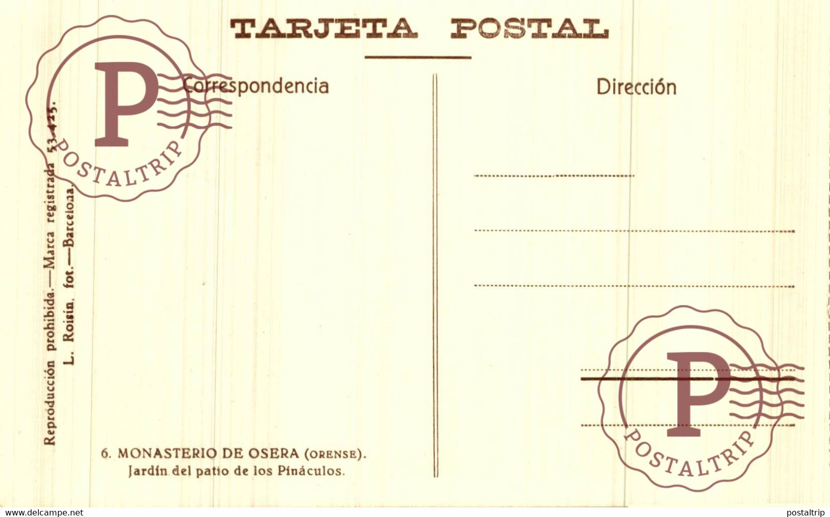 GALICIA. Libro con 20 postales del Monasterio de OSERA (Orense) (Ed.Roisin n.2)
