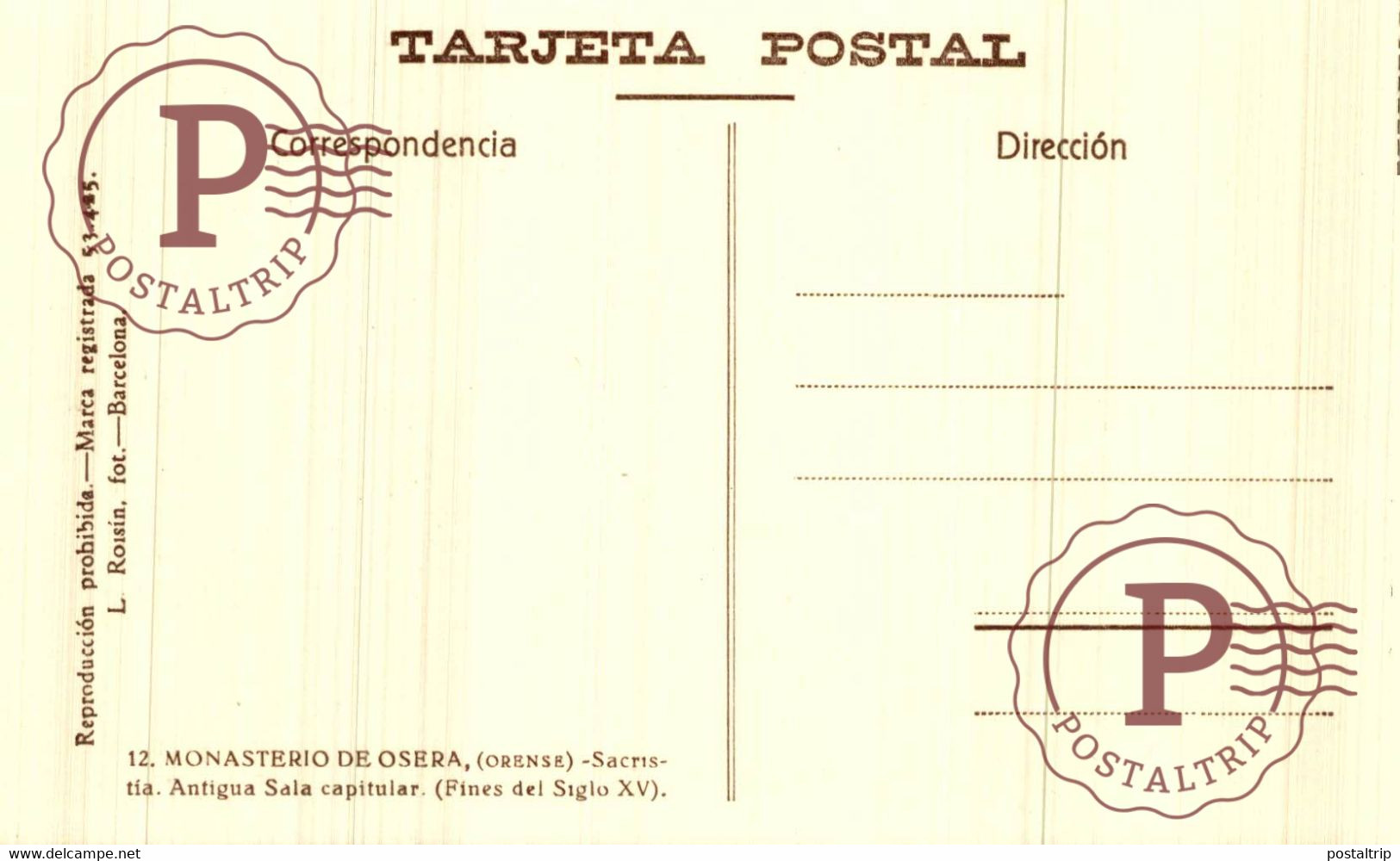 GALICIA. Libro con 20 postales del Monasterio de OSERA (Orense) (Ed.Roisin n.2)