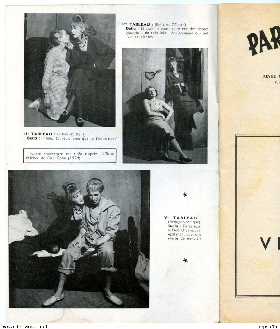 Revue Paris-Théâtre.Pièces Maya En 11 Tableaux De Simon Gantillon Et Vire-Vent Comédie En 12 Tableaux.Texte Intégral. - Theatre, Fancy Dresses & Costumes