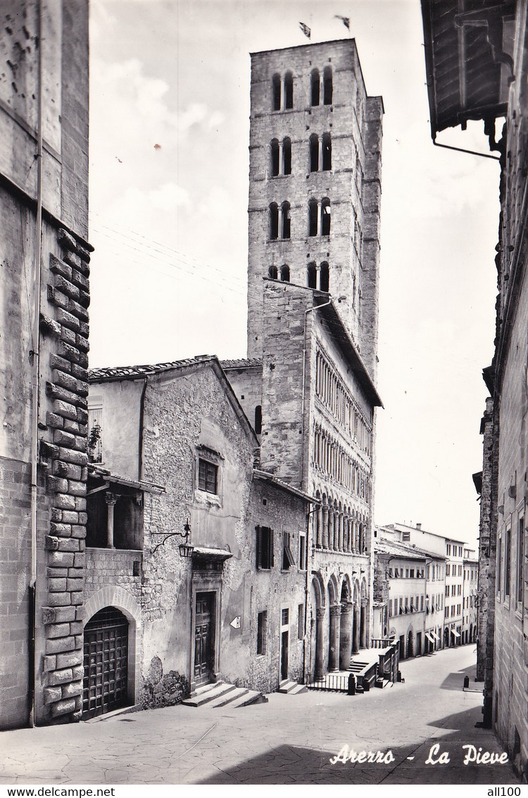 A19849 - AREZZO LA PIEVE ITALY POST CARD UNUSED BROMFOTO MILANO VERA FOTOGRAFIA - Arezzo