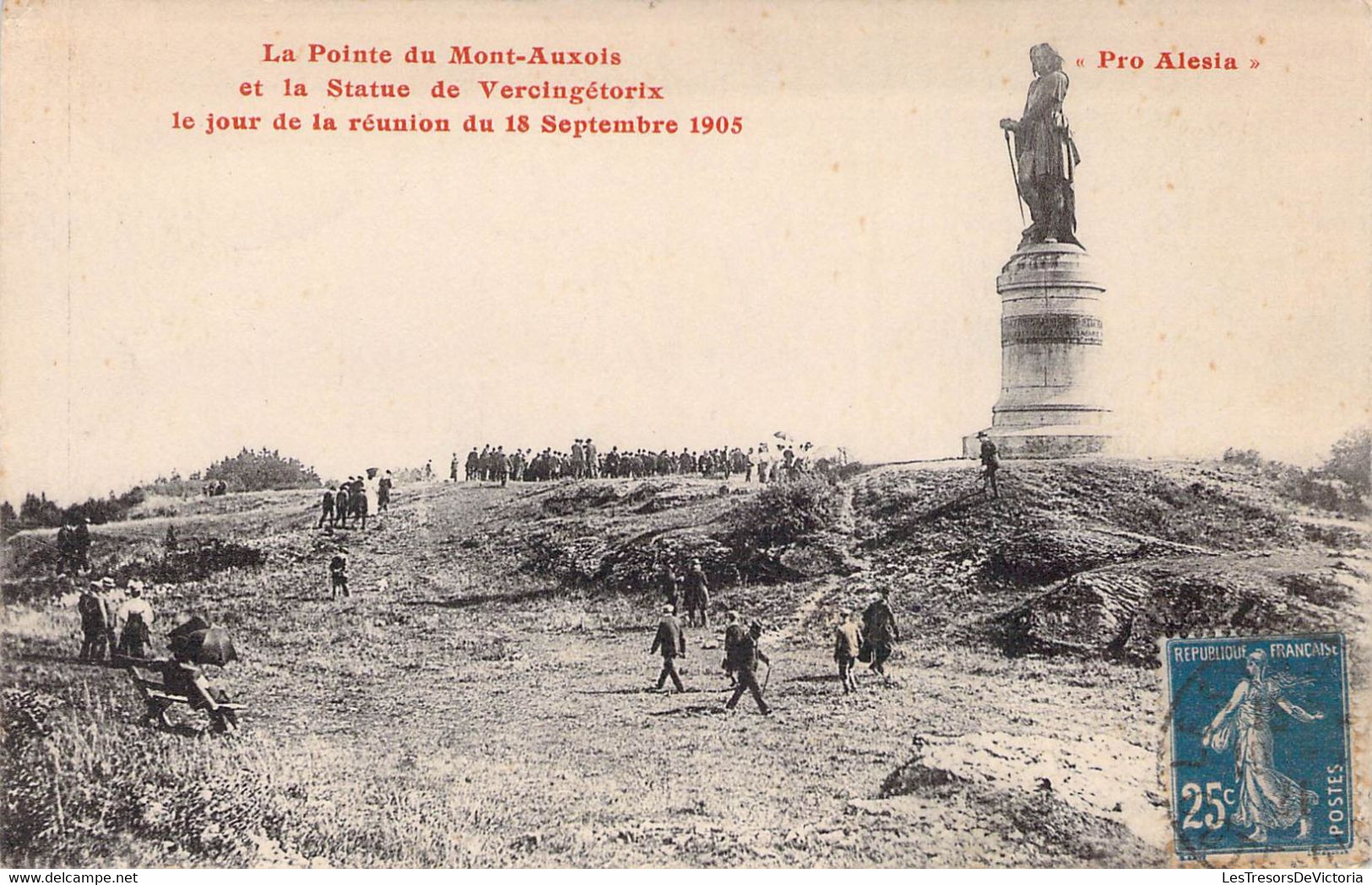 CPA - 21 - ALISE SAINTE REINE - La Pointe Du Mont Auxois - Réunion 18 Septembre 1905 - Animée - Otros & Sin Clasificación