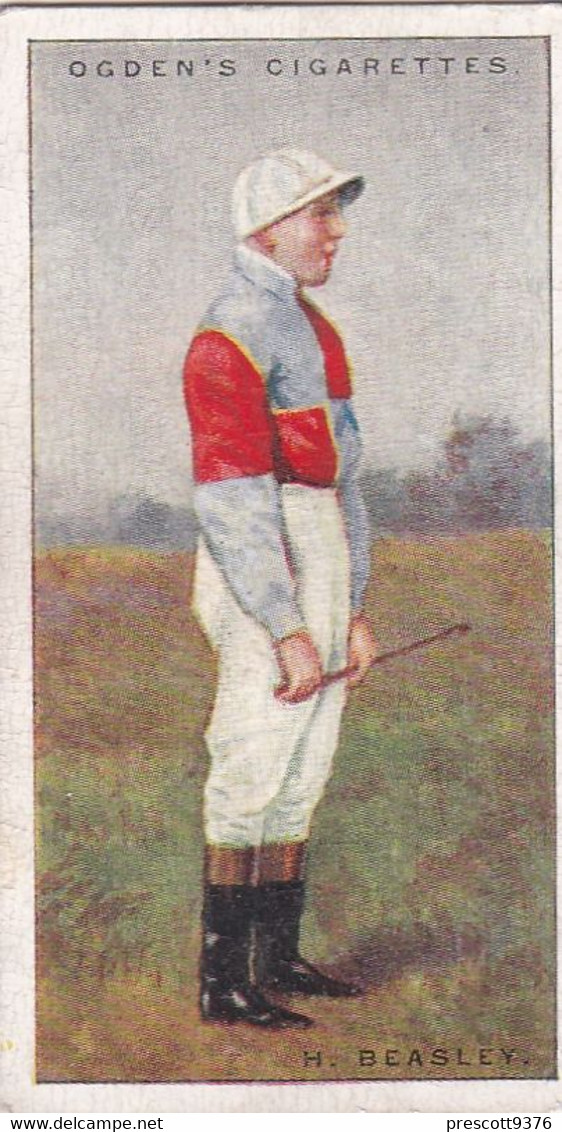 Jockeys 1930 - 6 H Beasley  - Ogdens  Cigarette Card - Original - Sport - Horses - Ogden's