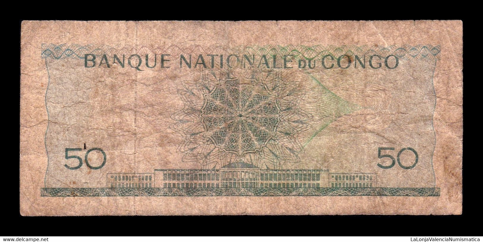 Congo 50 Francs 1962 Pick 5a BC- G - République Démocratique Du Congo & Zaïre