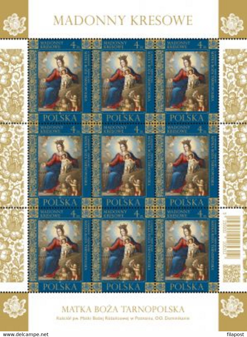 Poland 2021 / Borderland Madonnas, Our Ladies, Jesus, Religion / Full Sheet MNH** New!! - Ganze Bögen