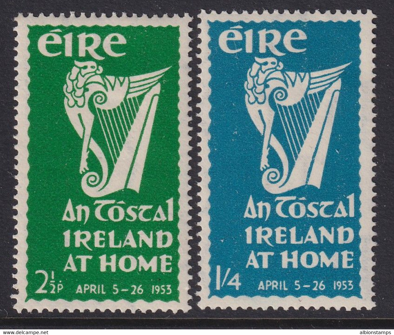 Ireland, Scott 147-148 (SG 154-155), MHR - Neufs