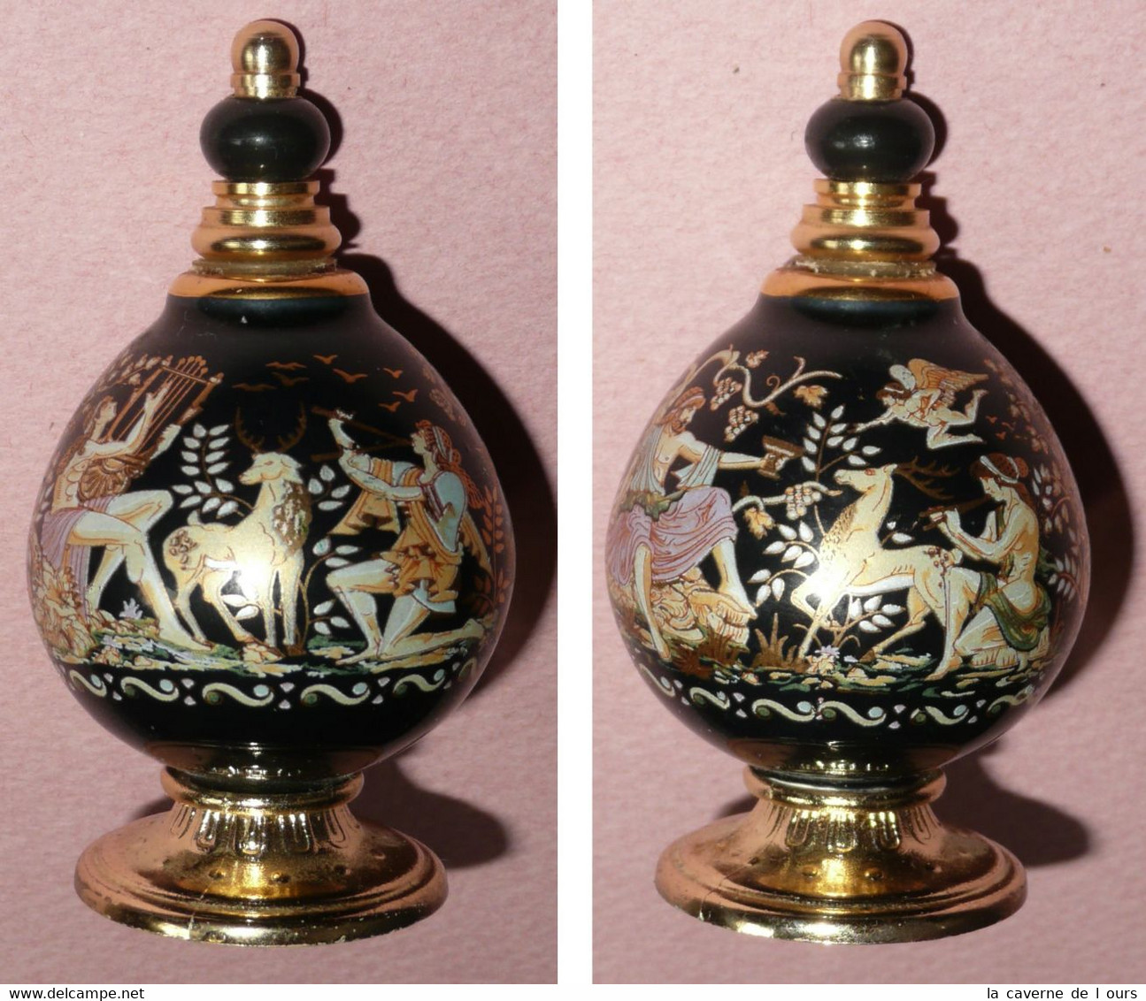 Rare Ancien Petit Flacon De Parfum Vide Grèce Greece VENUS, Dieux Grecs Olympe - Bottles (empty)