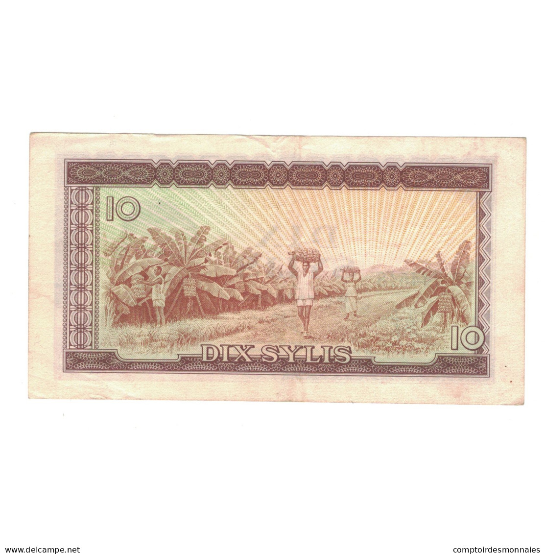 Billet, Guinée, 10 Sylis, 1960, 1960-03-01, KM:16, TTB - Guinea