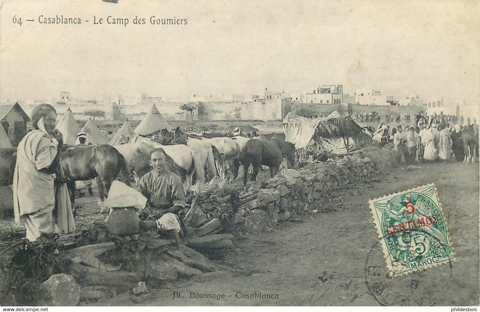 MAROC   CASABLANCA  Camp Des Goumiers - Casablanca