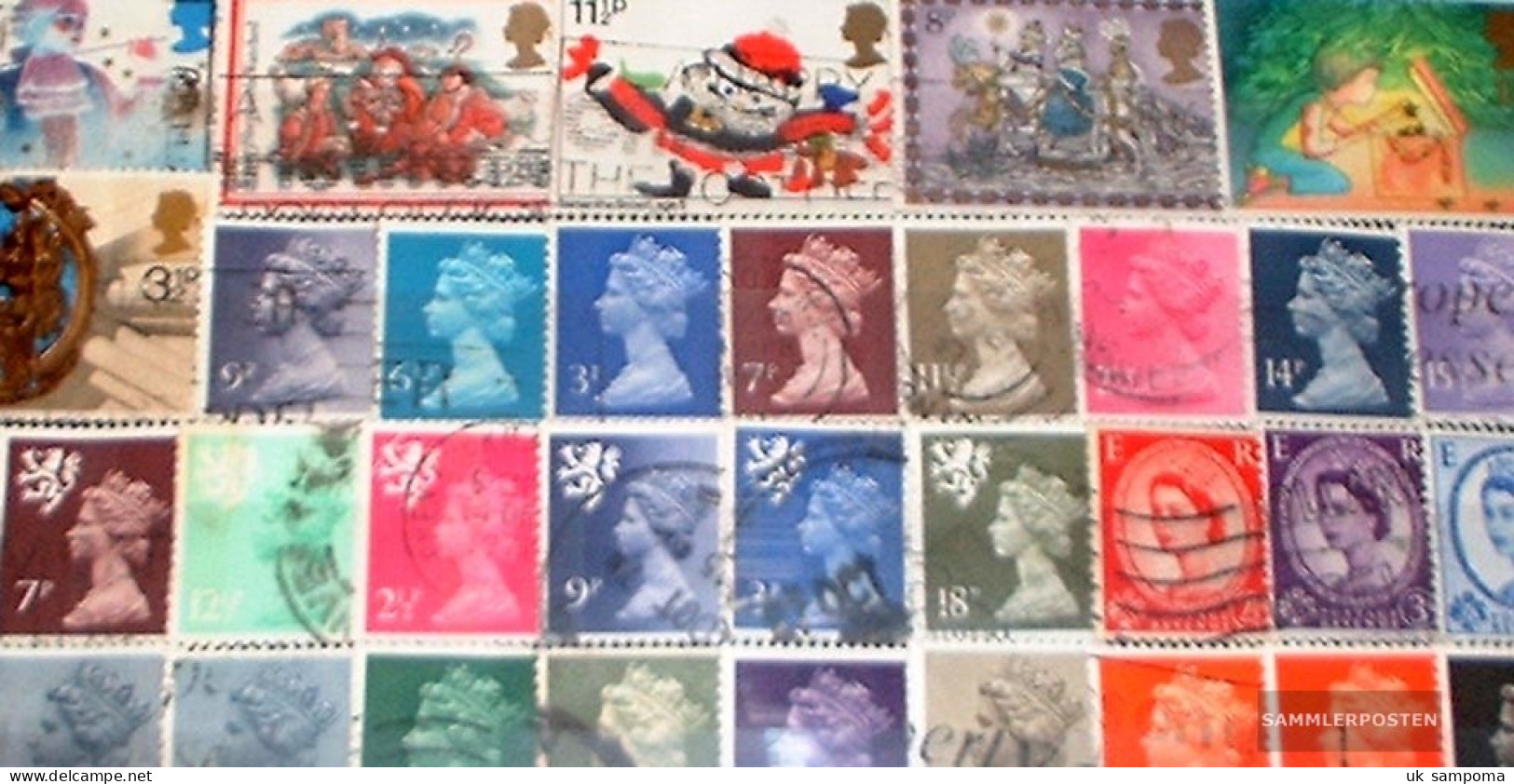 United Kingdom 50 Different Stamps - Collections