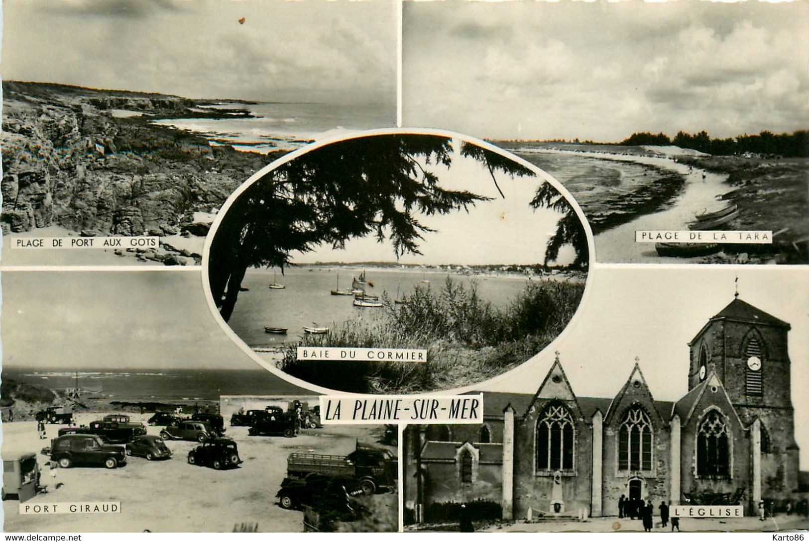 La Plaine Sur Mer * Souvenir De La Commune * Cp 5 Vues - La-Plaine-sur-Mer