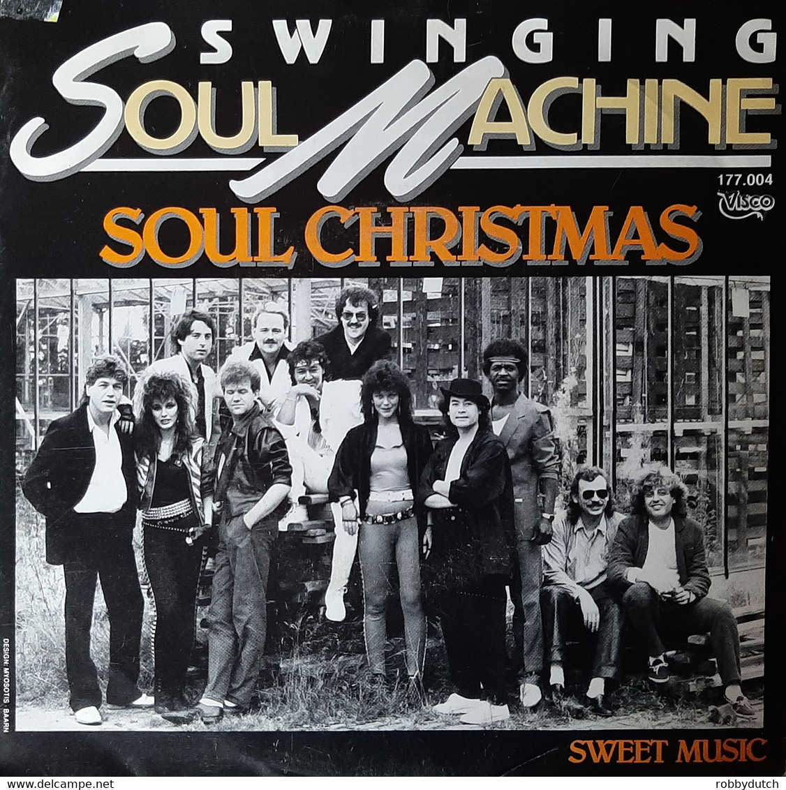 * 7" *  SWINGING SOUL MACHINE - SOUL CHRISTMAS (Holland  1985) - Soul - R&B