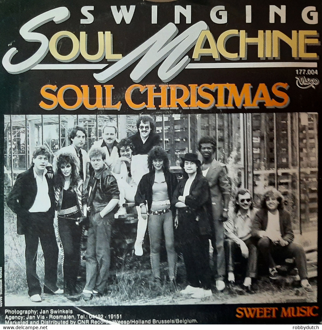 * 7" *  SWINGING SOUL MACHINE - SOUL CHRISTMAS (Holland  1985) - Soul - R&B