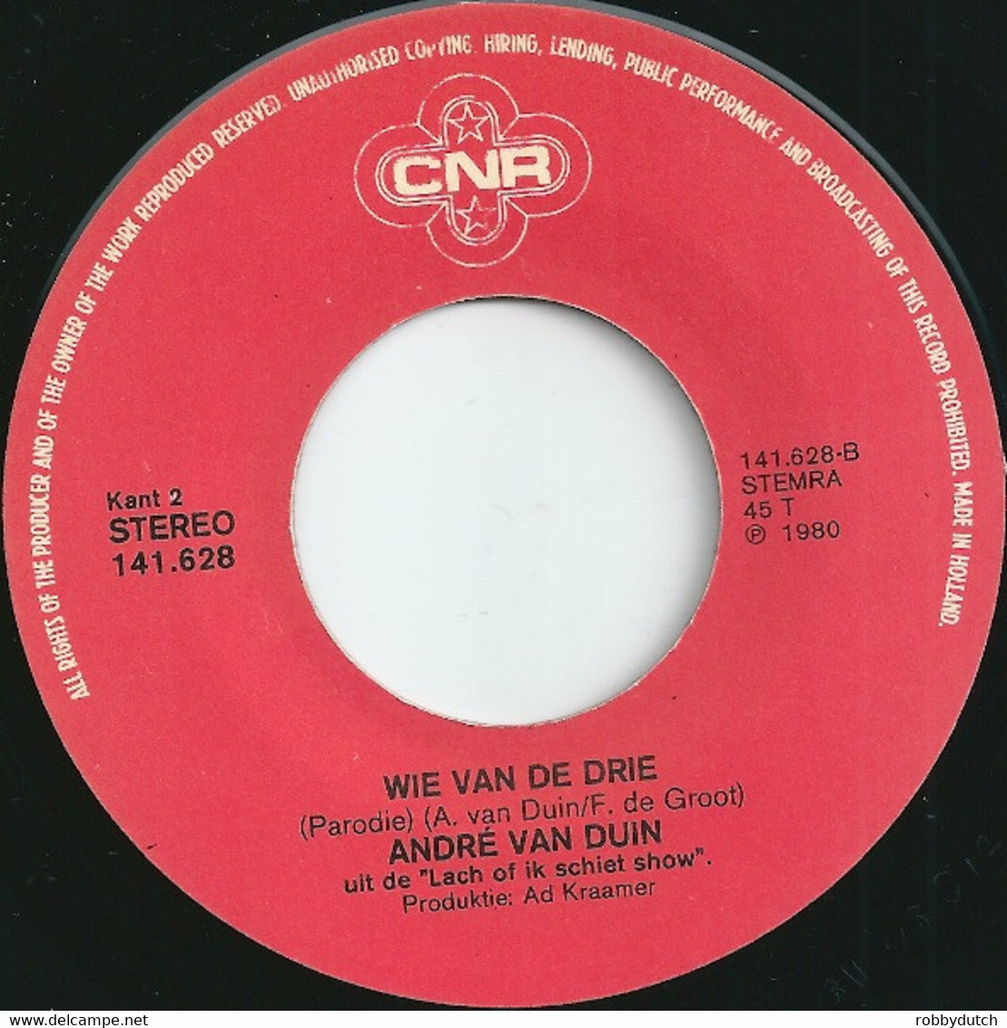 * 7" *  ANDRÉ VAN DUIN - WILLY ALBERTI BEDANKT (Holland 1980 EX-!!) - Humour, Cabaret