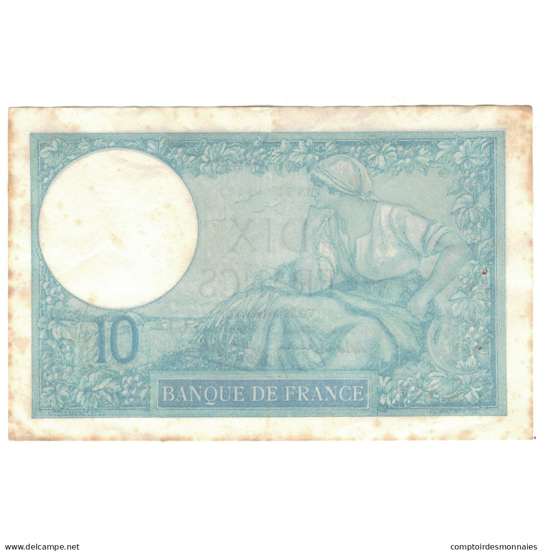 France, 10 Francs, Minerve, 1939, X.73310, TTB, Fayette:7.9, KM:84 - 10 F 1916-1942 ''Minerve''