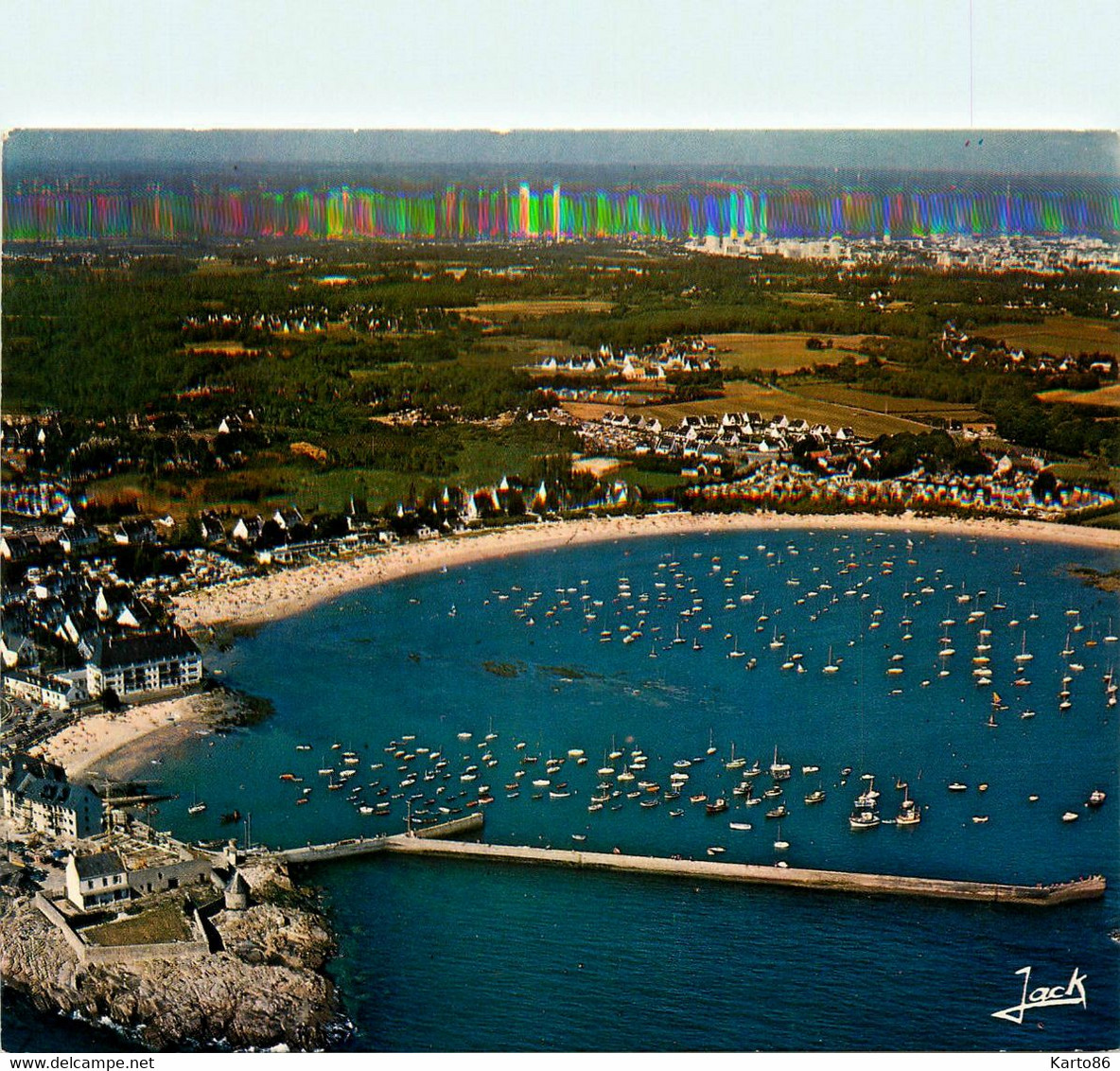 Ploemeur * Lomener * Le Port Et Les Plages * Vue Aérienne * La Jetée - Plömeur