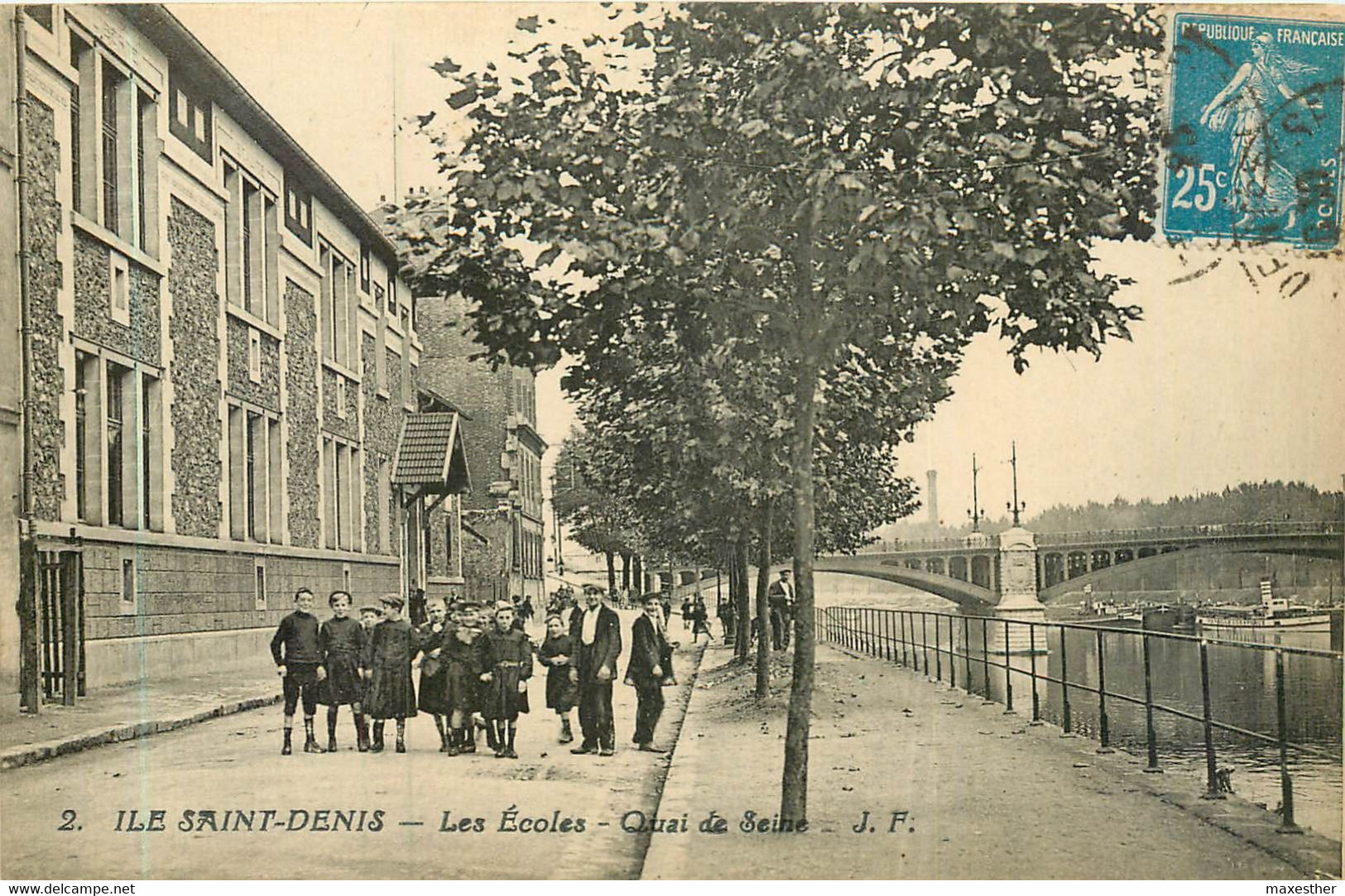 ILE SAINT DENIS Les écoles Quai De Seine - L'Ile Saint Denis