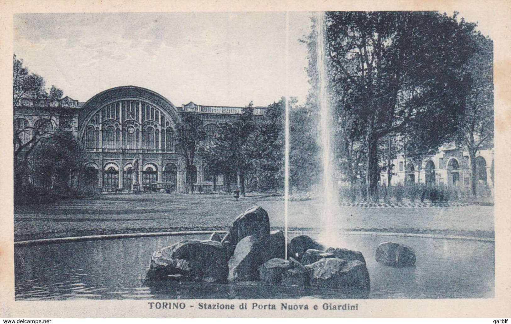 Torino - Stazione Di Porta Nuova E Giardini - Fp Nv - Stazione Porta Nuova