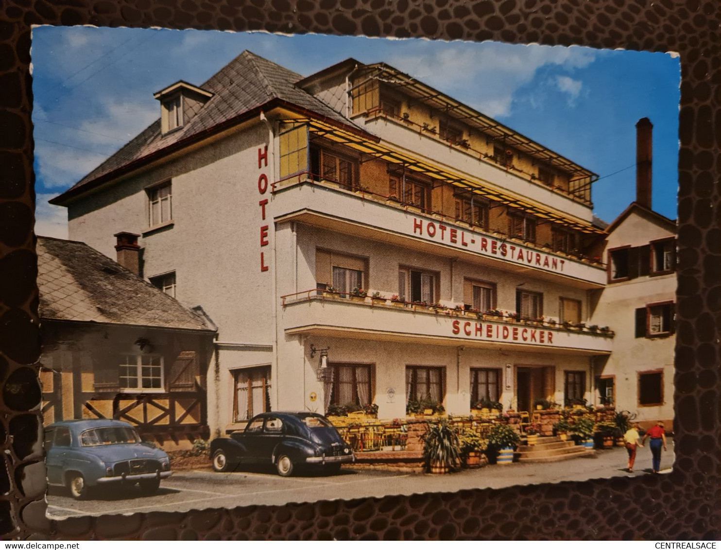 Carte WANGENBOURG  HOTEL SCHEIDECKER FRUHOFF - La Petite Pierre