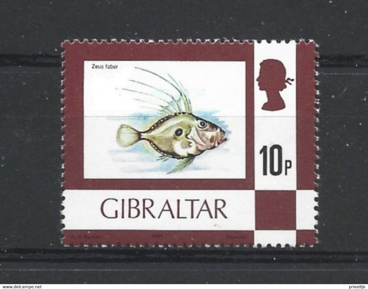 Gibraltar 1977 Fish Y.T. 357 ** - Gibraltar