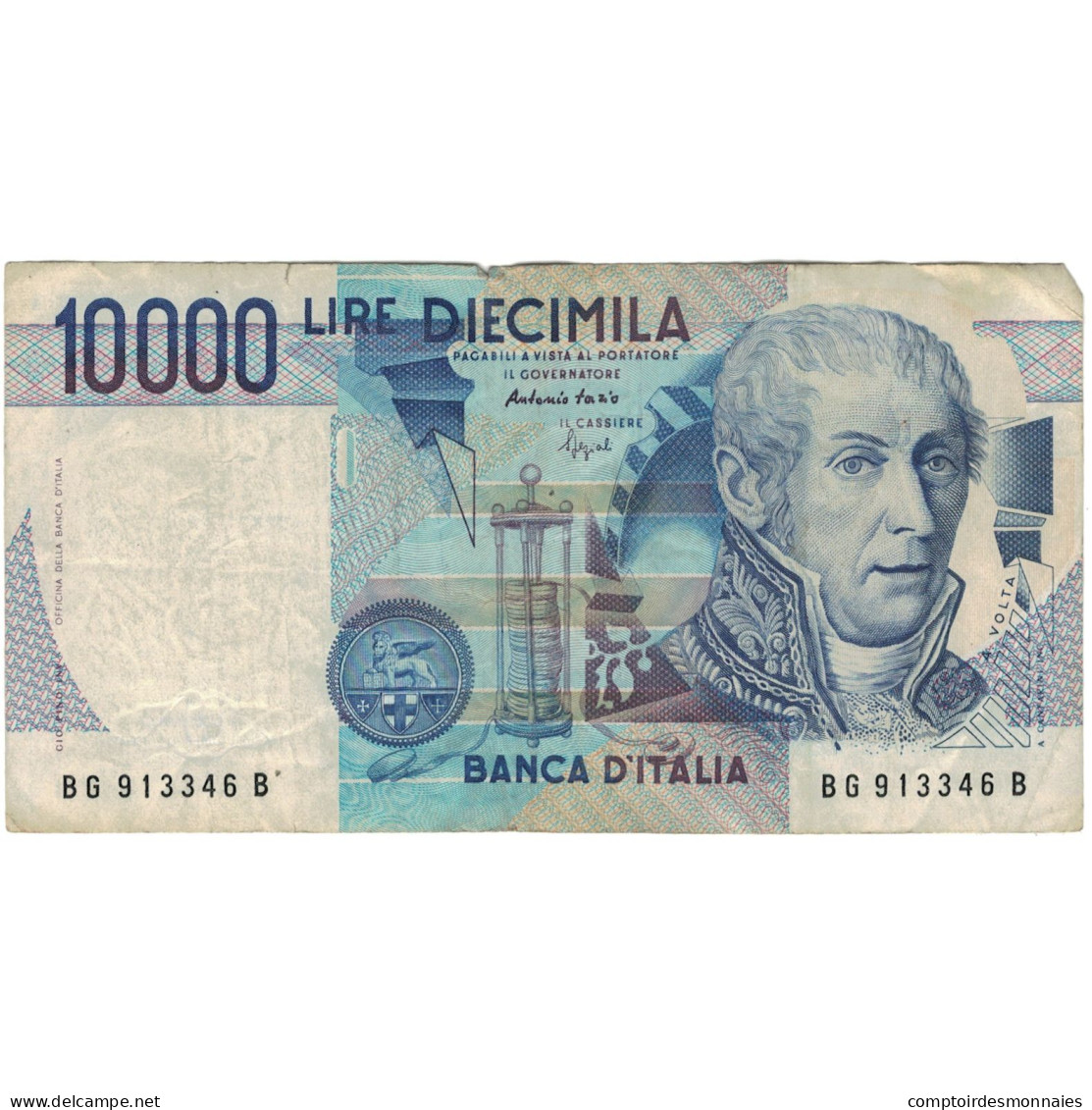 Billet, Italie, 10,000 Lire, 1984, 1984-09-03, KM:112d, TB - 10000 Lire