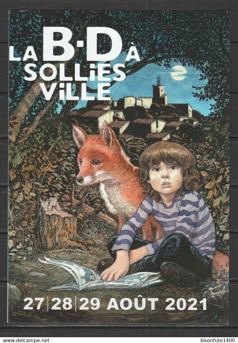 Mini Folder " La BD à Sollies Ville Du 27 Août Au 29 Août 2021 ( Voir Photos ). - Posters