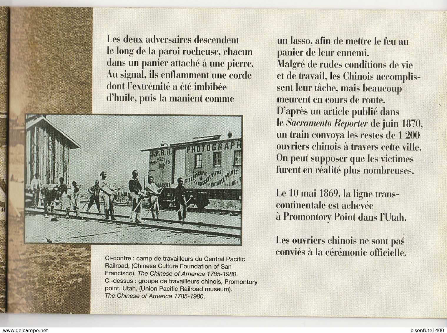 Carnet de croquis et historique sur Chinaman ( voir photos ).