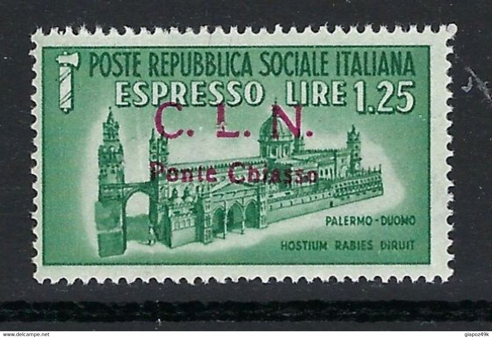 ● Italia C.L.N. 1945  PONTE CHIASSO  N. 14 ** Serie Completa = NON Garantito  Cat. ? € ️ L. 1580 ️ - National Liberation Committee (CLN)