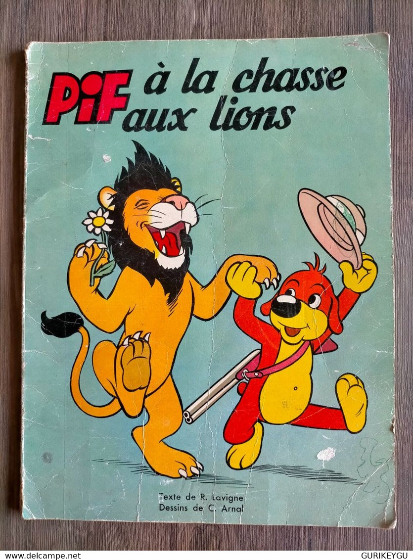 Pif A La Chasse Aux Lions N° Spécial Des Aventures De Pif Le Chien Revue Trimestrielle Septembre 1955 - Donald Duck