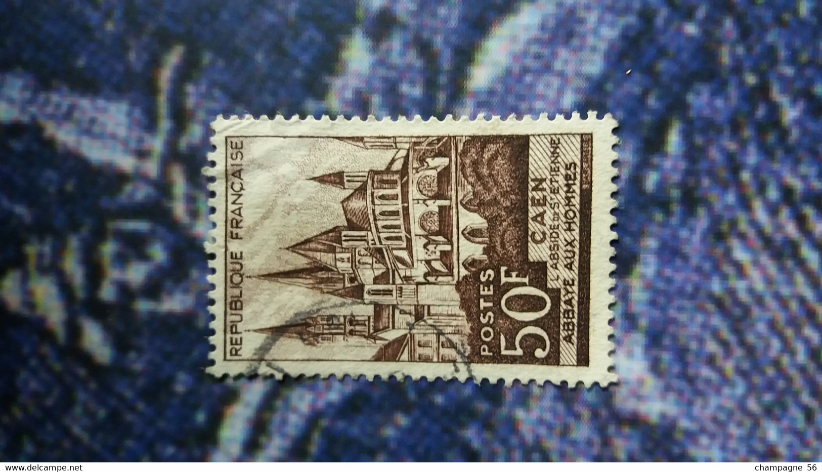 1951  N° 917C BRUN CLAIR OBLITERE SCANNE 3 PAS A VENDRE - Oblitérés