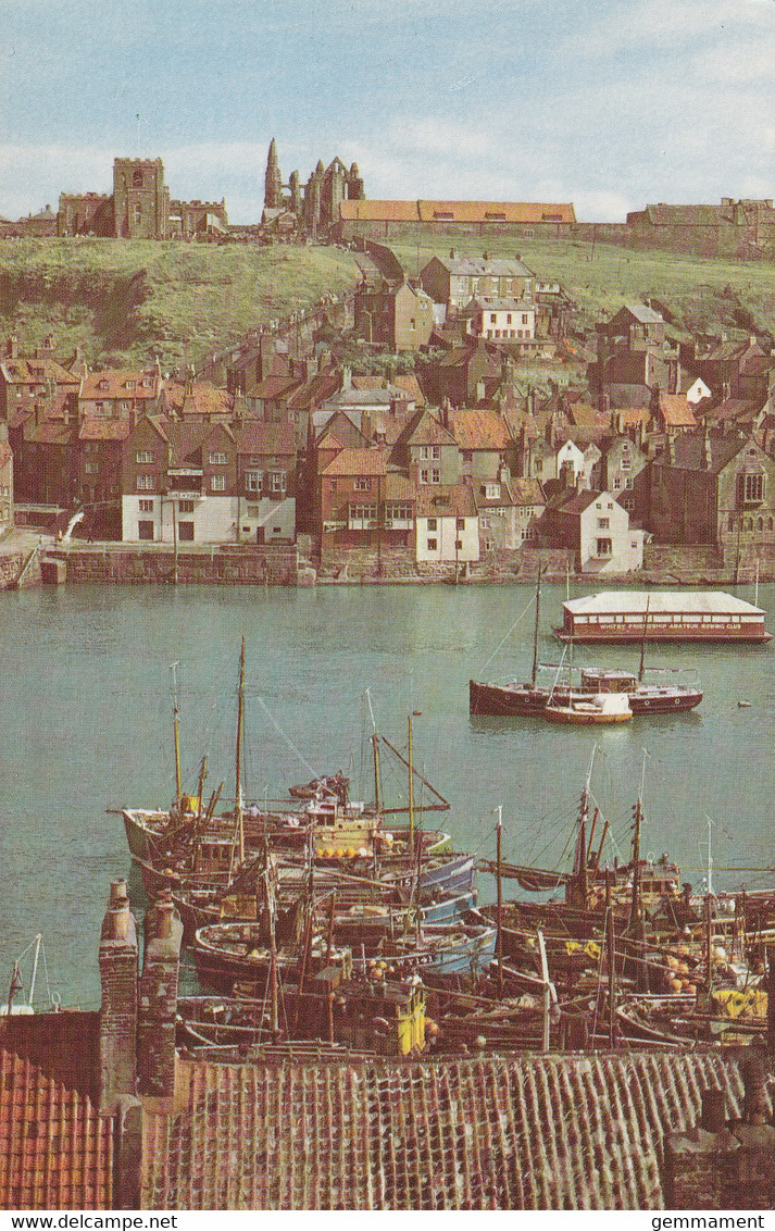 WHITBY  - THE HARBOUR AND ABBEY - Whitby