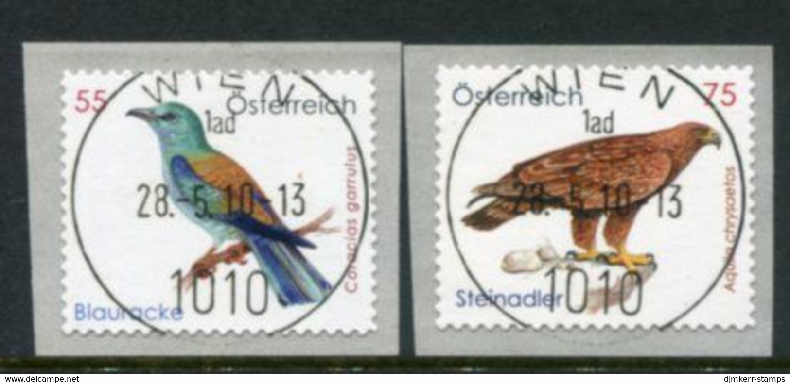 AUSTRIA  2010 Fauna Self-adhesive Definitives Used  .  Michel 2871-72 - Used Stamps