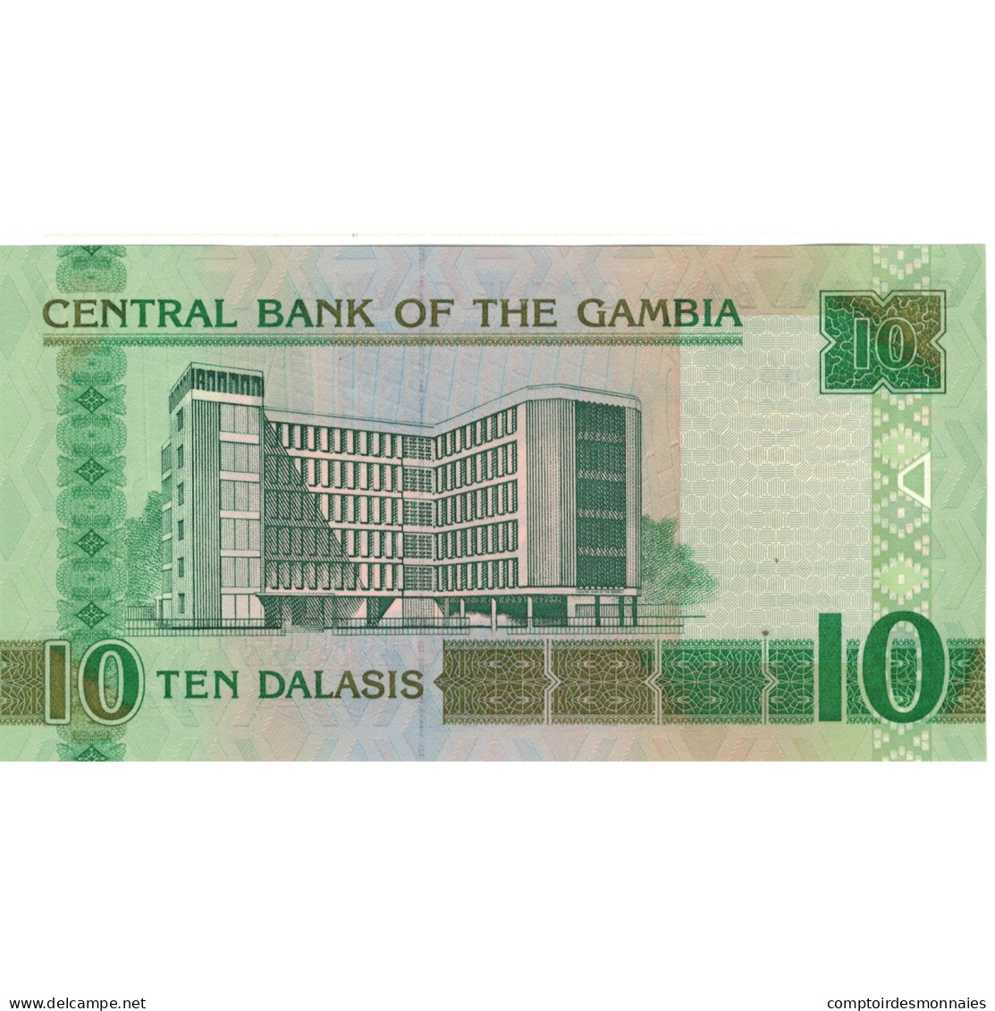 Billet, Gambie, 10 Dalasis, Undated (2001), KM:21a, NEUF - Gambia